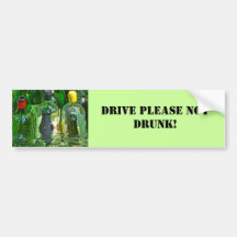 Drive please not drunk! auto sticker