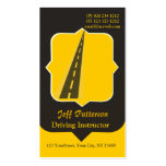 Driving Instructor Driver Business Card Template