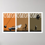 driving. riding. walking. 2 posters
