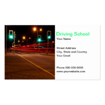 Driving School Business Card