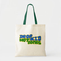 Drop Acid not Bombs Canvas Bag
