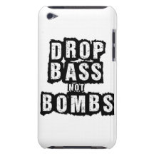 Drop Bass Not Bombs Barely There iPod Covers