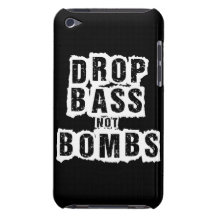 Drop Bass Not Bombs Case-Mate iPod Touch Case