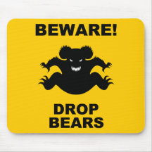 Drop Bears! Mouse Mat