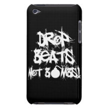 Drop Beats Not Bombs Barely There iPod Covers