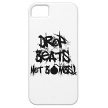 Drop Beats Not Bombs iPhone 5 Cover