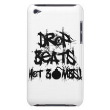 Drop Beats Not Bombs iPod Touch Case
