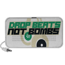 Drop Beats not Bombs Travelling Speaker