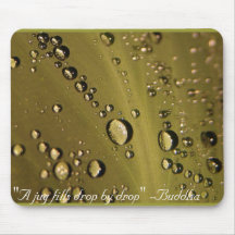 Drops of Rain Mousemat