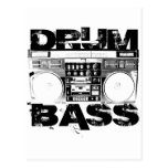 Drum and Bass Postcard