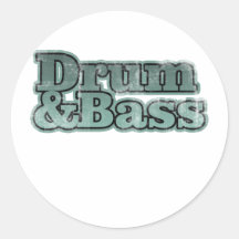 Drum and Bass Sticker