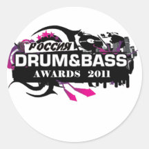 Drum and Bass Stickers