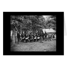 Drum Corps in Bealeton, VA 1863 Cards