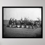 Drum Corps Infantry in Falmouth, VA 1863 Posters
