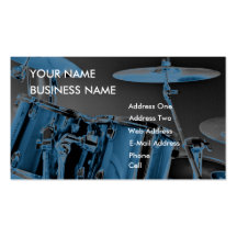 Drum - Music Business Card