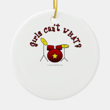Drum Set - Red Ornament