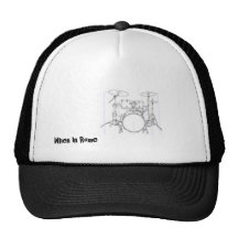 Drumkit sketch cap hats