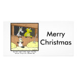 Drummer Boy: Christmas Cartoon Photo Card