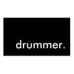 drummer. business cards