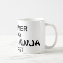 Drummer Deadly Ninja by Night Mugs