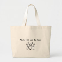 Drummer Never Too Old To Rock Bag
