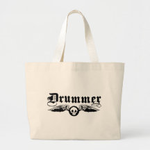 Drummer Tote Bags