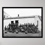 Drummers at Leisure in Washington, DC 1865 Posters
