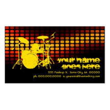drums : musicmeterz business card template