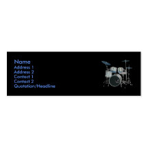 Drums Profile Card Business Card