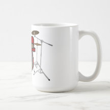 Drums: Red Drum Kit: 3D Model: Coffee Mug