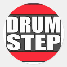 DRUMSTEP Drum and Bass and Dubstep Stickers