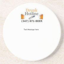 Drunk Hotline Coaster