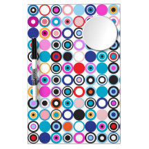 Dry-erase board with coloured background