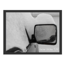 DSCF1130, snow storm '09 Postcard