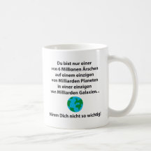 Du bist nur einer tee haferl