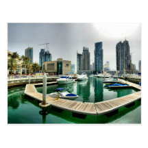 Dubai Marina Postcard