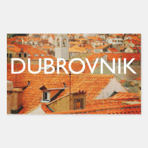 Dubrovnik Rectangle Sticker