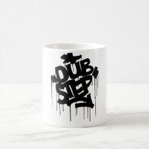 Dubstep FatCap Black Coffee Mug