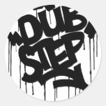 Dubstep FatCap Black Sticker