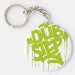 Dubstep FatCap Lime Keychains
