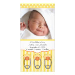 Duck Diaper Pins PHOTO Birth Announcement Picture Card