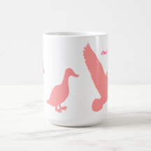 Duck, duck, goose whimsical mug