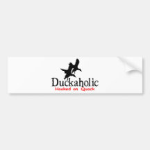 DUCK HUNTING BUMPER STICKER