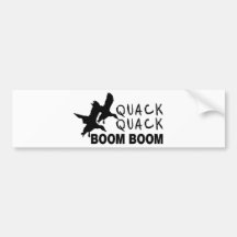 DUCK HUNTING BUMPER STICKER