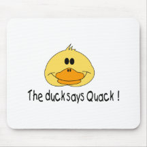 Duck Says Quack Mouse Mats