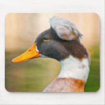 Duck with Mohawk Mouse Pads