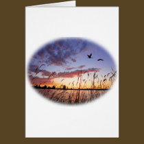 Ducks at Dawn-Duck Hunting cards