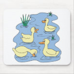 ducks in pond mouse pad
