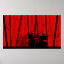 Duel in the Red Bamboo - Samurai Battle Posters