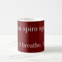 Dum spiro spero coffee mug